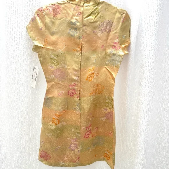 Vintage Yellow Qipao Size XS - Picture 2 of 9